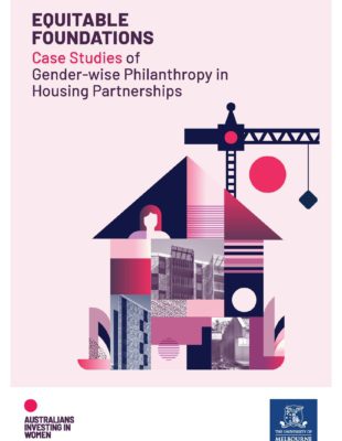 Equitable Foundations: Case Studies of Gender-wise Philanthropy in Housing Partnerships report cover