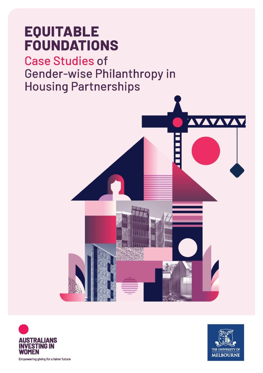 Equitable Foundations: Case Studies of Gender-wise Philanthropy in Housing Partnerships report cover